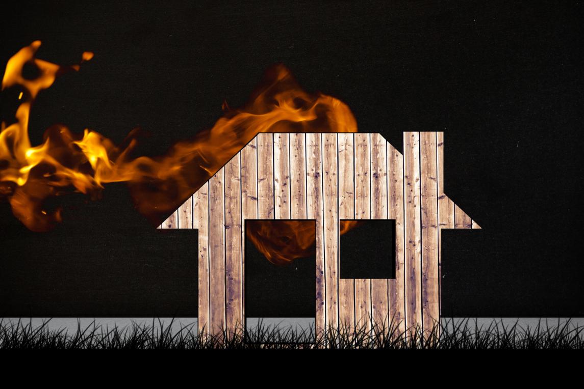 4. Incendii provocate - casa, foc