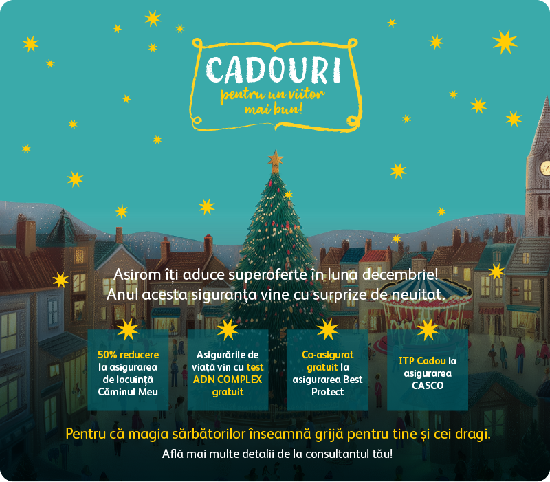 Black Friday la Asigurarea locuintei de la Asirom