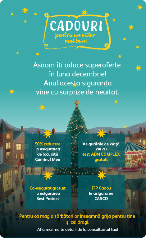 Black Friday la Asigurarea locuintei de la Asirom