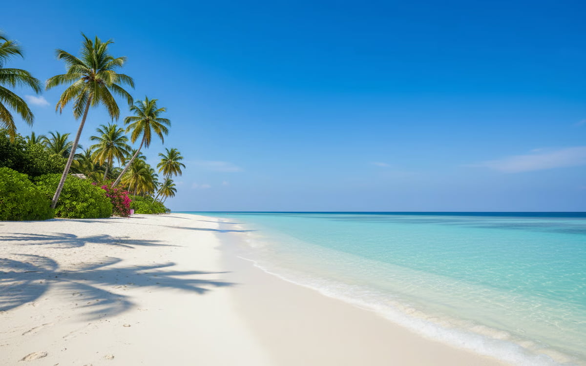 1 sfaturi calatorie maldive - Plaja tropicala perfecta in Maldive in timpul sezonului uscat ideal