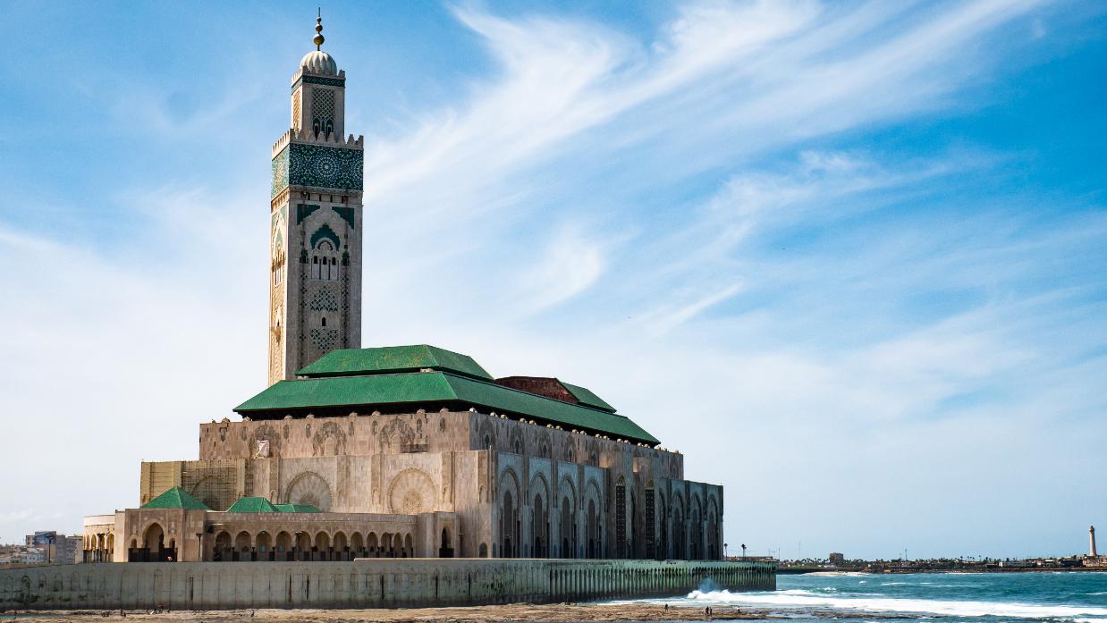 5. Shopping maroc - Casablanca, moschee, cer